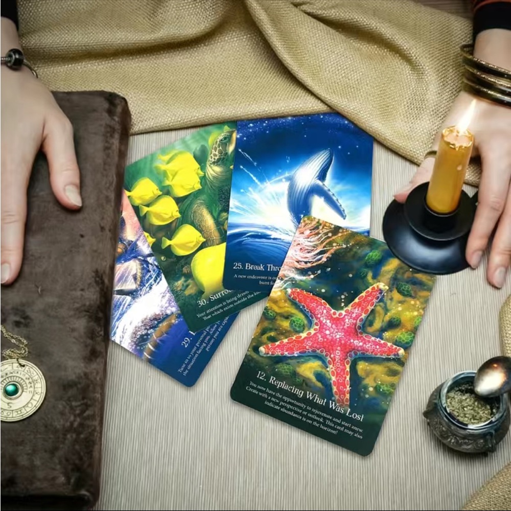 Whispers is the Ocean Oracle Tarot card deck - Picture 8 of 13